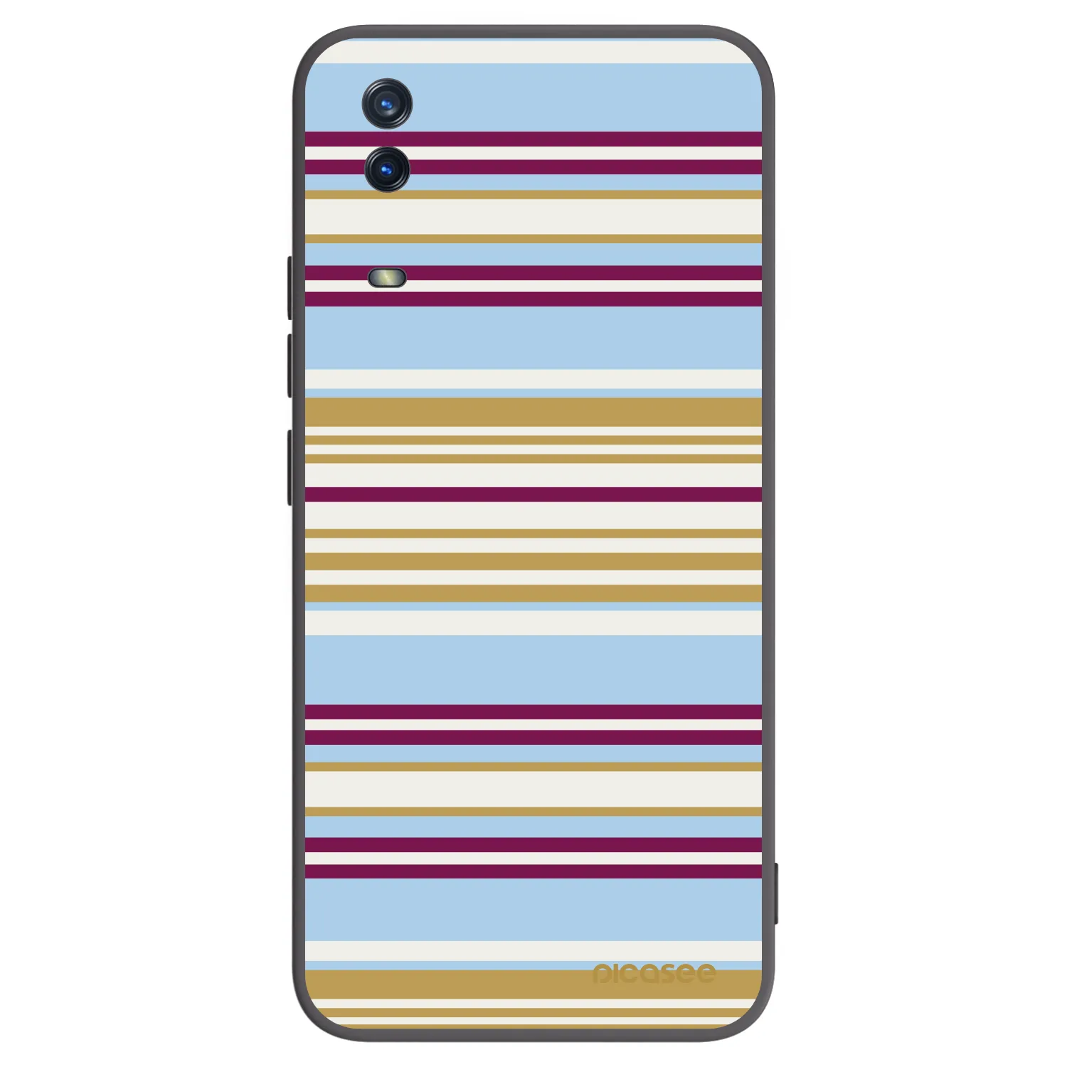 Picasee Μαύρη θήκη σιλικόνης για Vivo Y11s - Souvenir