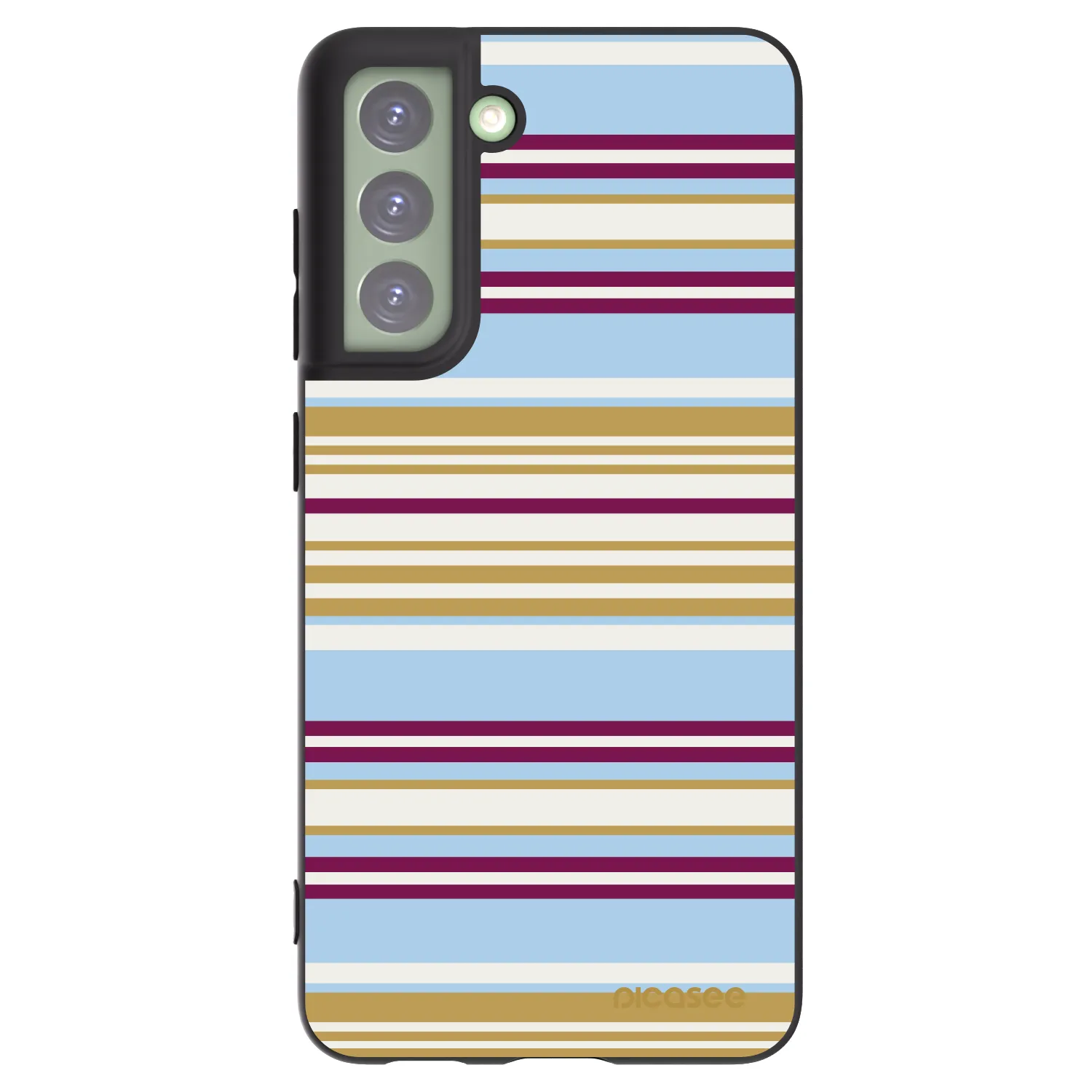 Picasee Μαύρη θήκη σιλικόνης για Samsung Galaxy S21 FE 5G - Souvenir