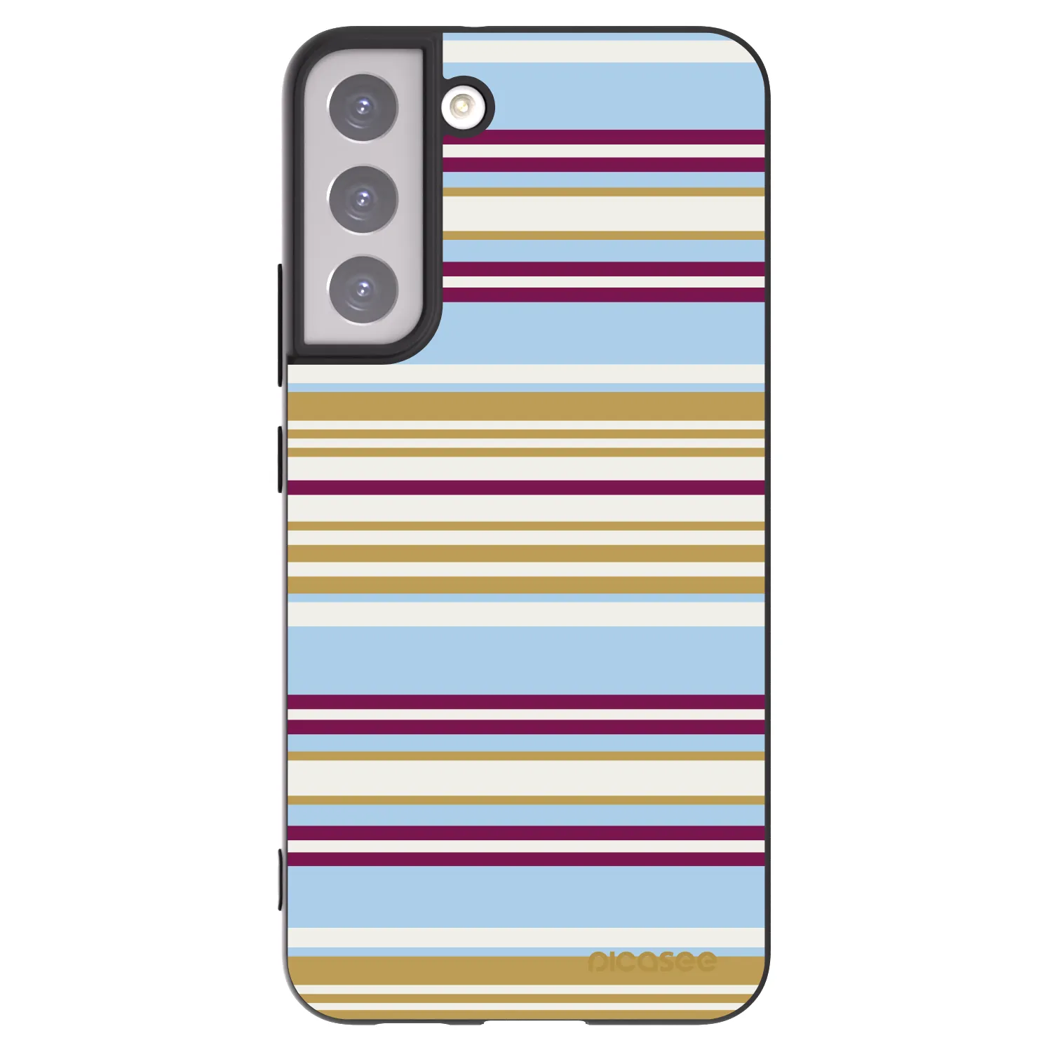 Picasee Μαύρη θήκη σιλικόνης για Samsung Galaxy S22+ 5G - Souvenir