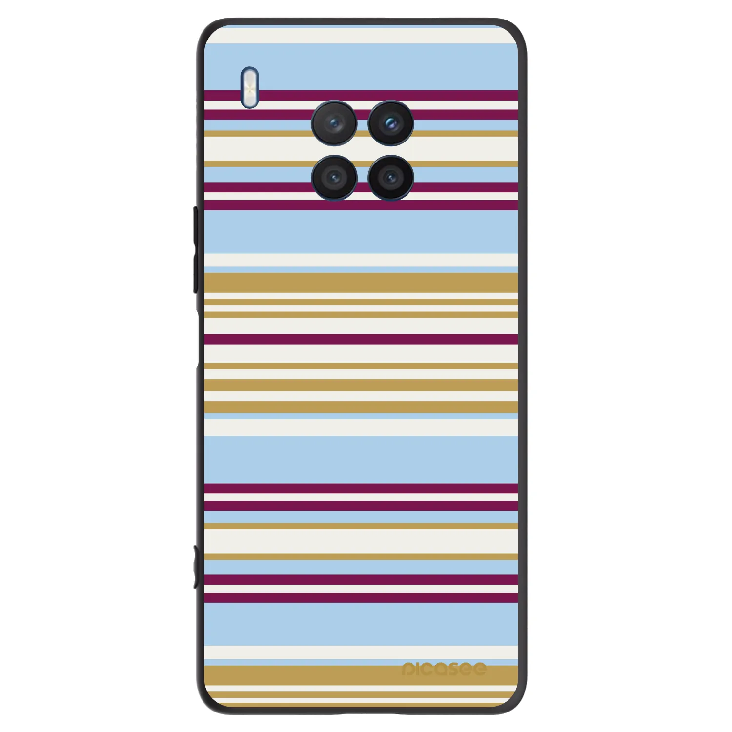 Picasee Μαύρη θήκη σιλικόνης για Honor 50 Lite - Souvenir