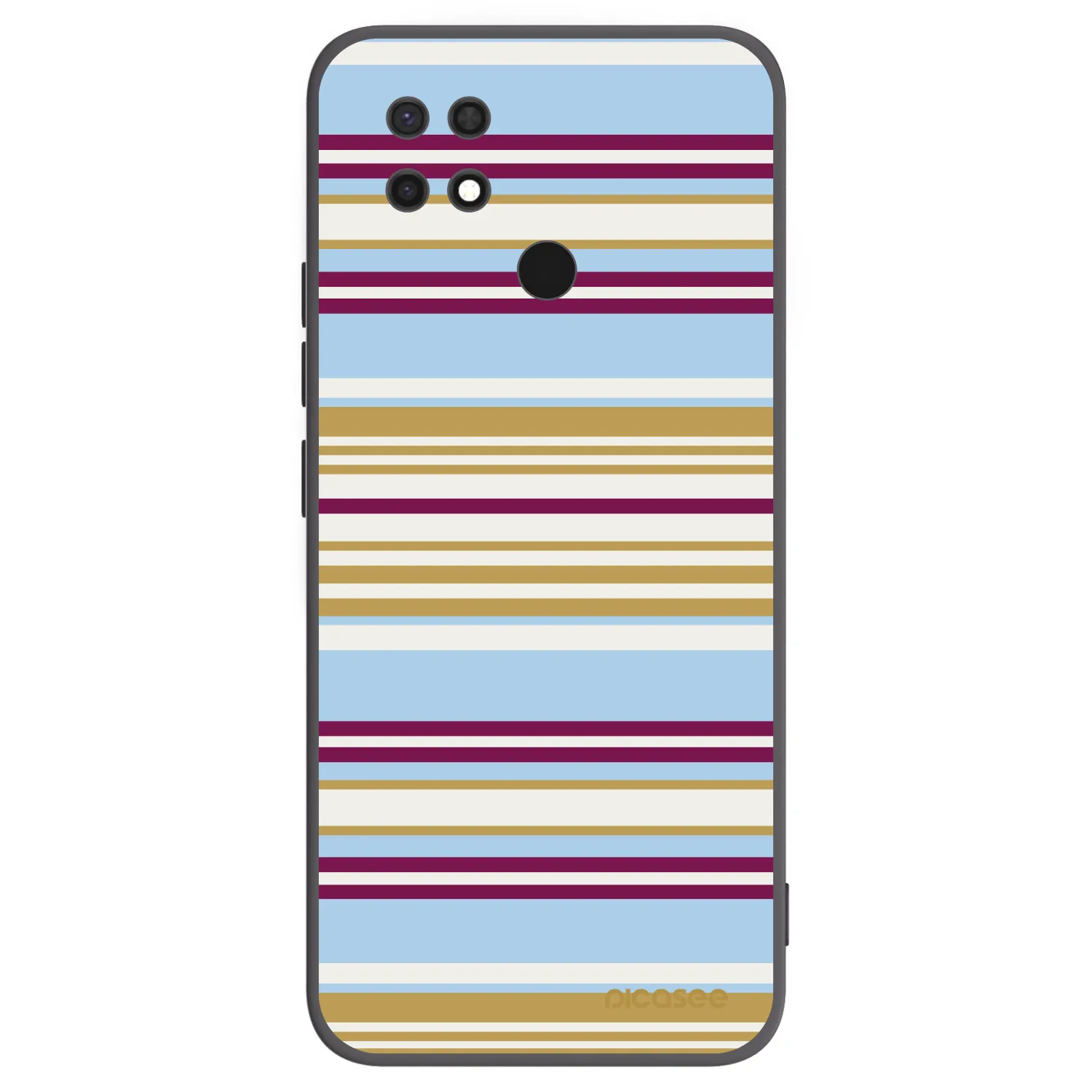 Picasee Μαύρη θήκη σιλικόνης για Xiaomi Redmi 10C - Souvenir