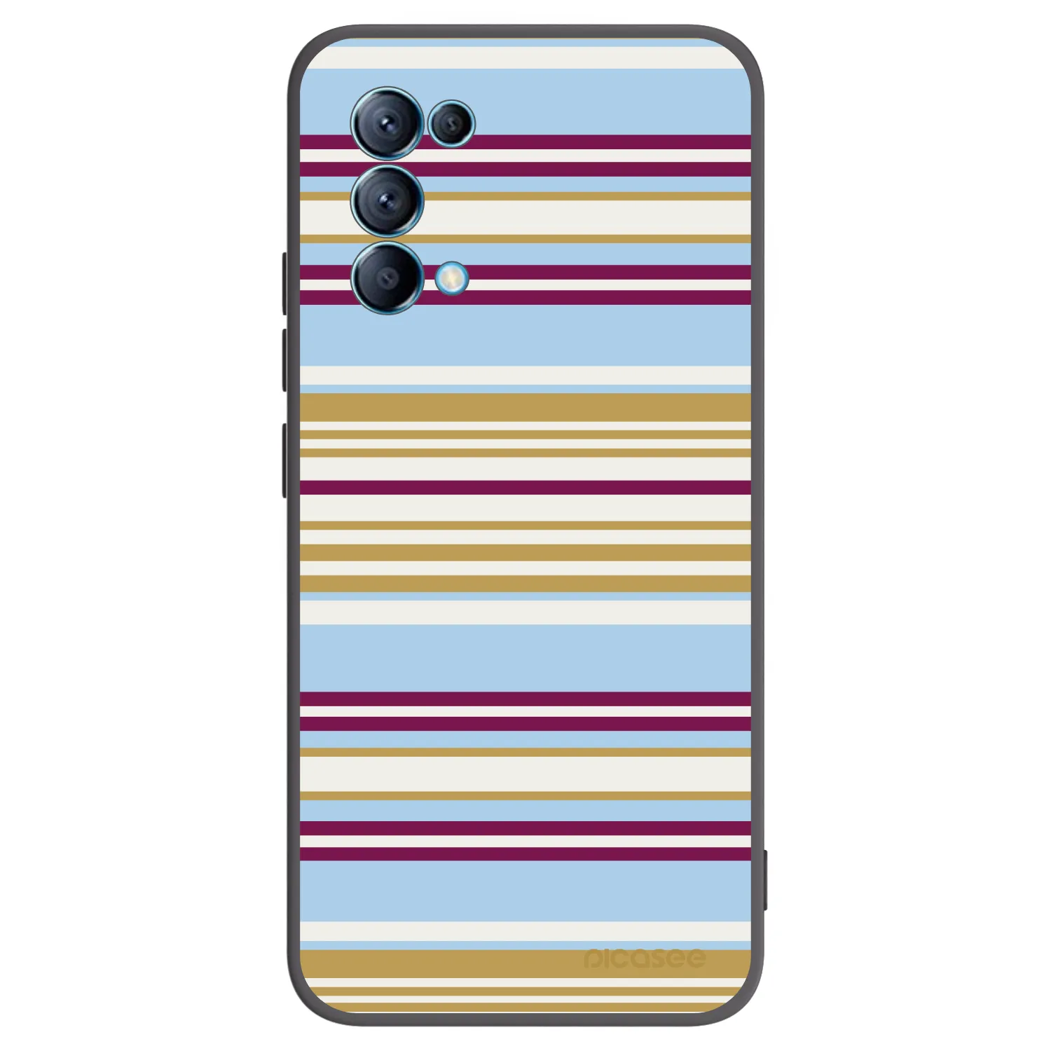 Picasee Μαύρη θήκη σιλικόνης για OPPO A16s - Souvenir