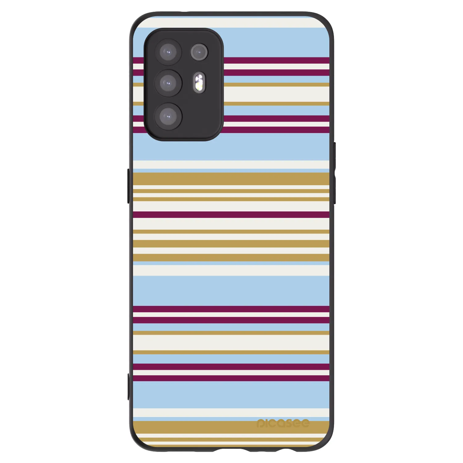 Picasee Μαύρη θήκη σιλικόνης για OPPO A94 5G - Souvenir
