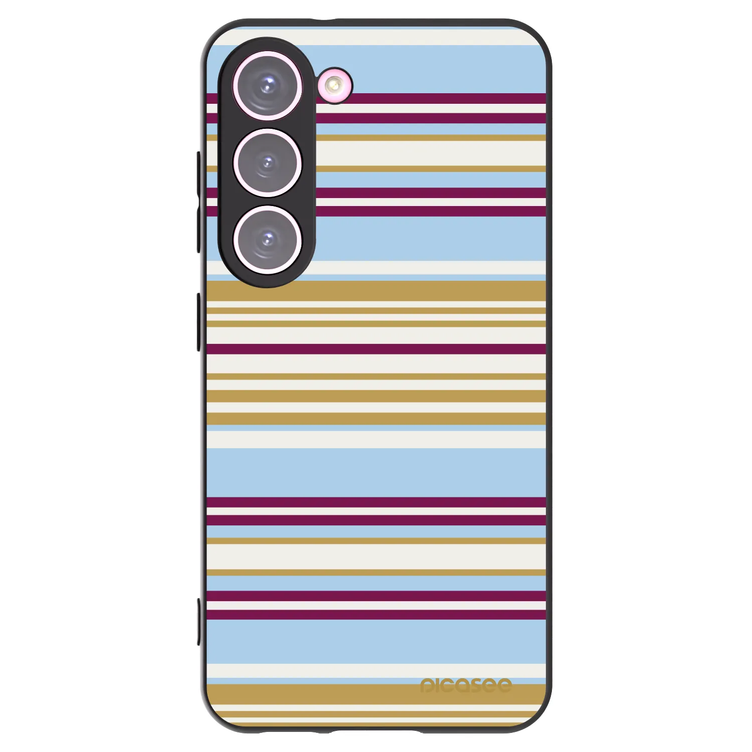 Picasee Μαύρη θήκη σιλικόνης για Samsung Galaxy S23 5G - Souvenir