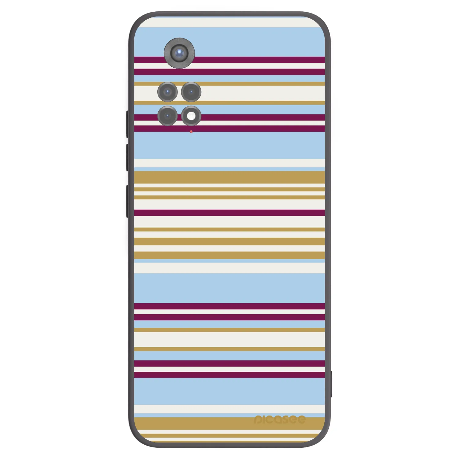 Picasee Μαύρη θήκη σιλικόνης για Xiaomi Redmi Note 11S 5G - Souvenir