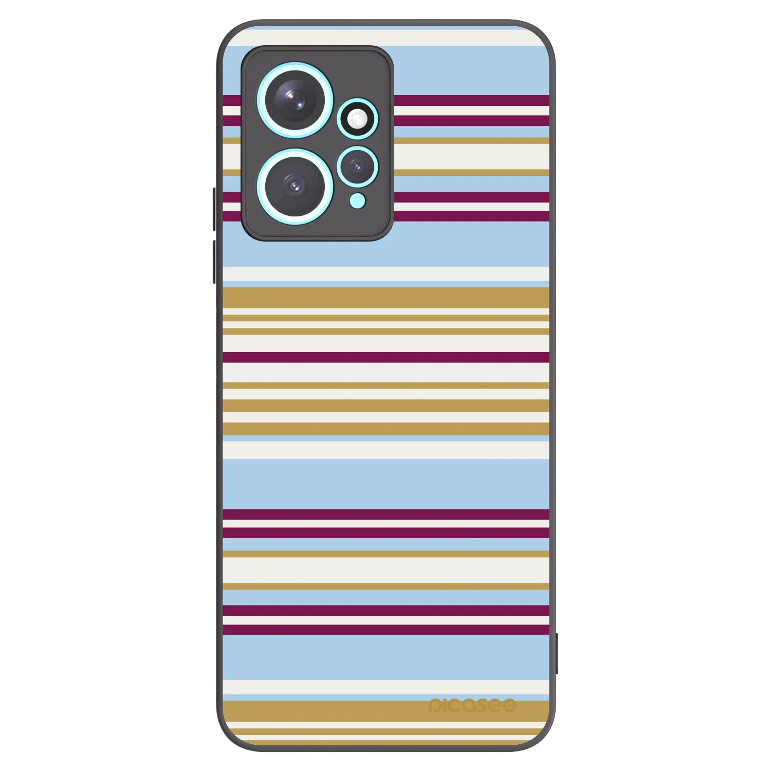 Picasee Μαύρη θήκη σιλικόνης για Xiaomi Redmi Note 12 4G - Souvenir