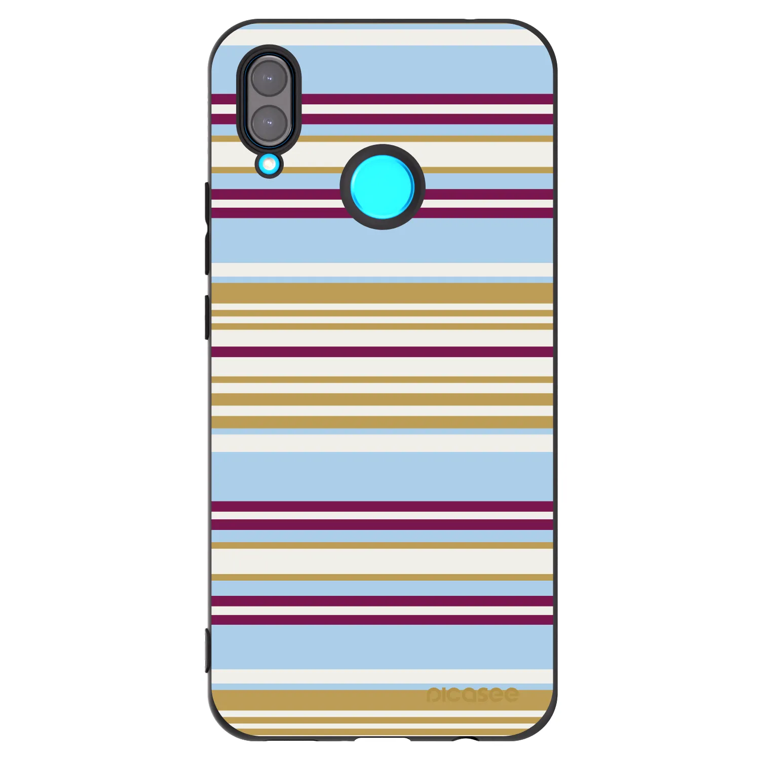 Picasee Μαύρη θήκη σιλικόνης για Huawei Nova 3 - Souvenir