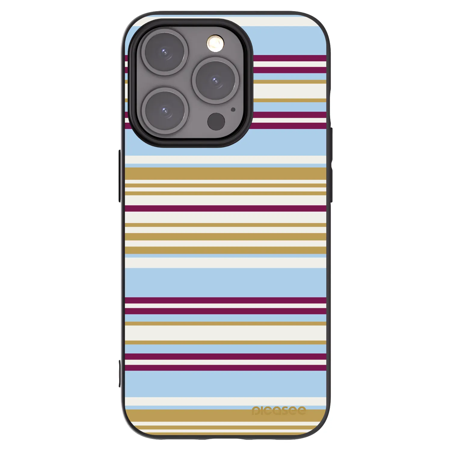 Picasee Μαύρη θήκη σιλικόνης για Apple iPhone 15 Pro - Souvenir