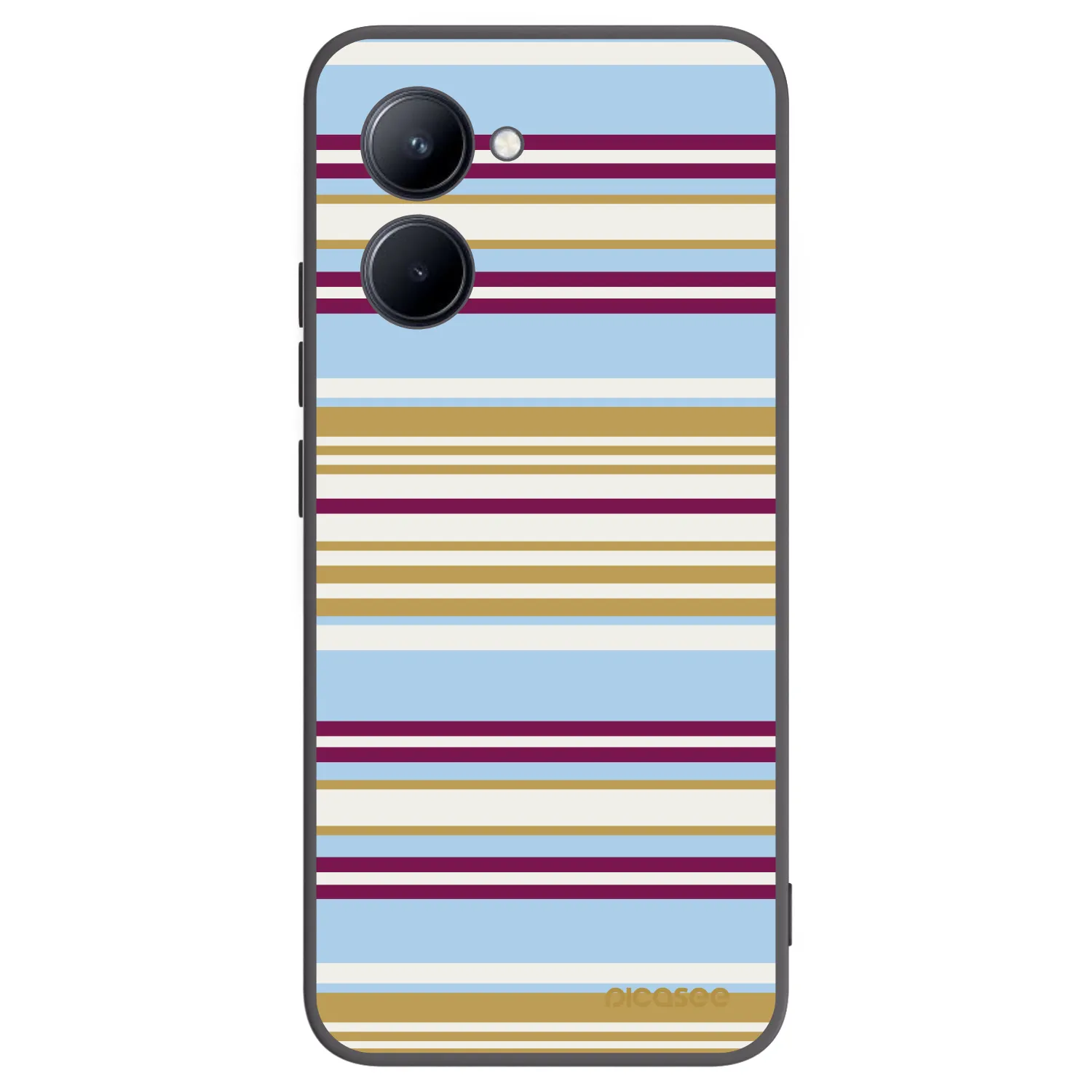 Picasee Μαύρη θήκη σιλικόνης για Realme C33 (2023) - Souvenir