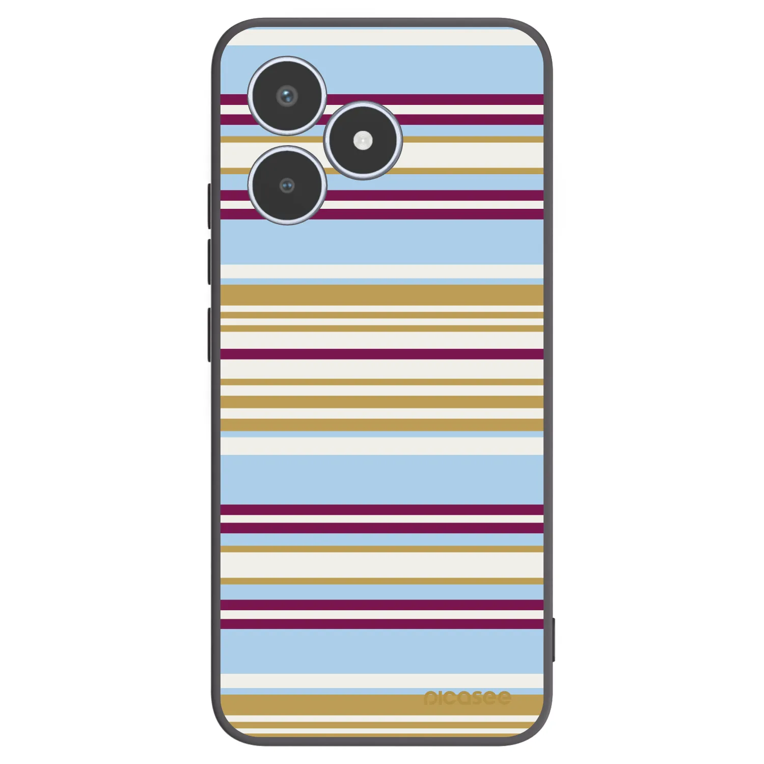 Picasee Μαύρη θήκη σιλικόνης για Realme C53 - Souvenir