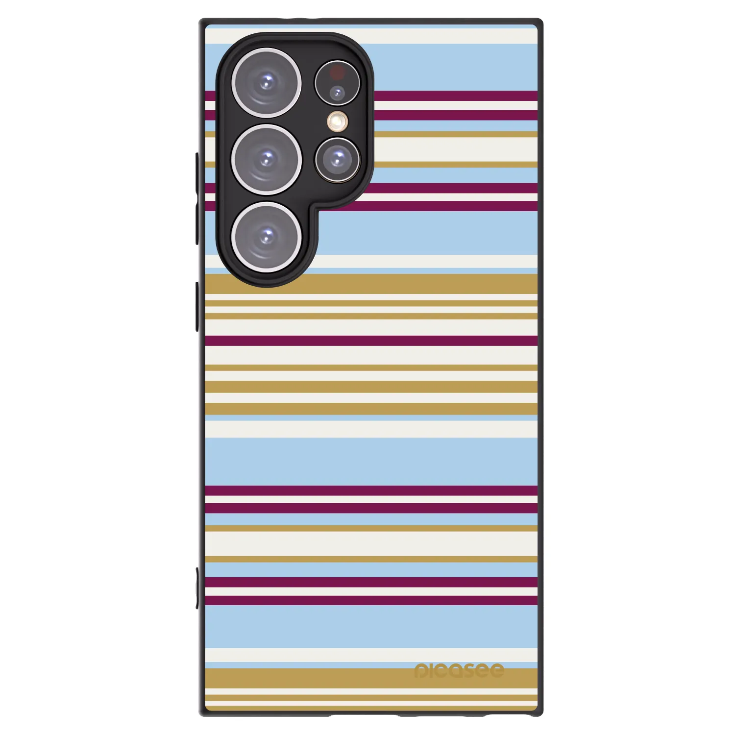 Picasee Μαύρη θήκη σιλικόνης για Samsung Galaxy S24 Ultra S928B 5G - Souvenir