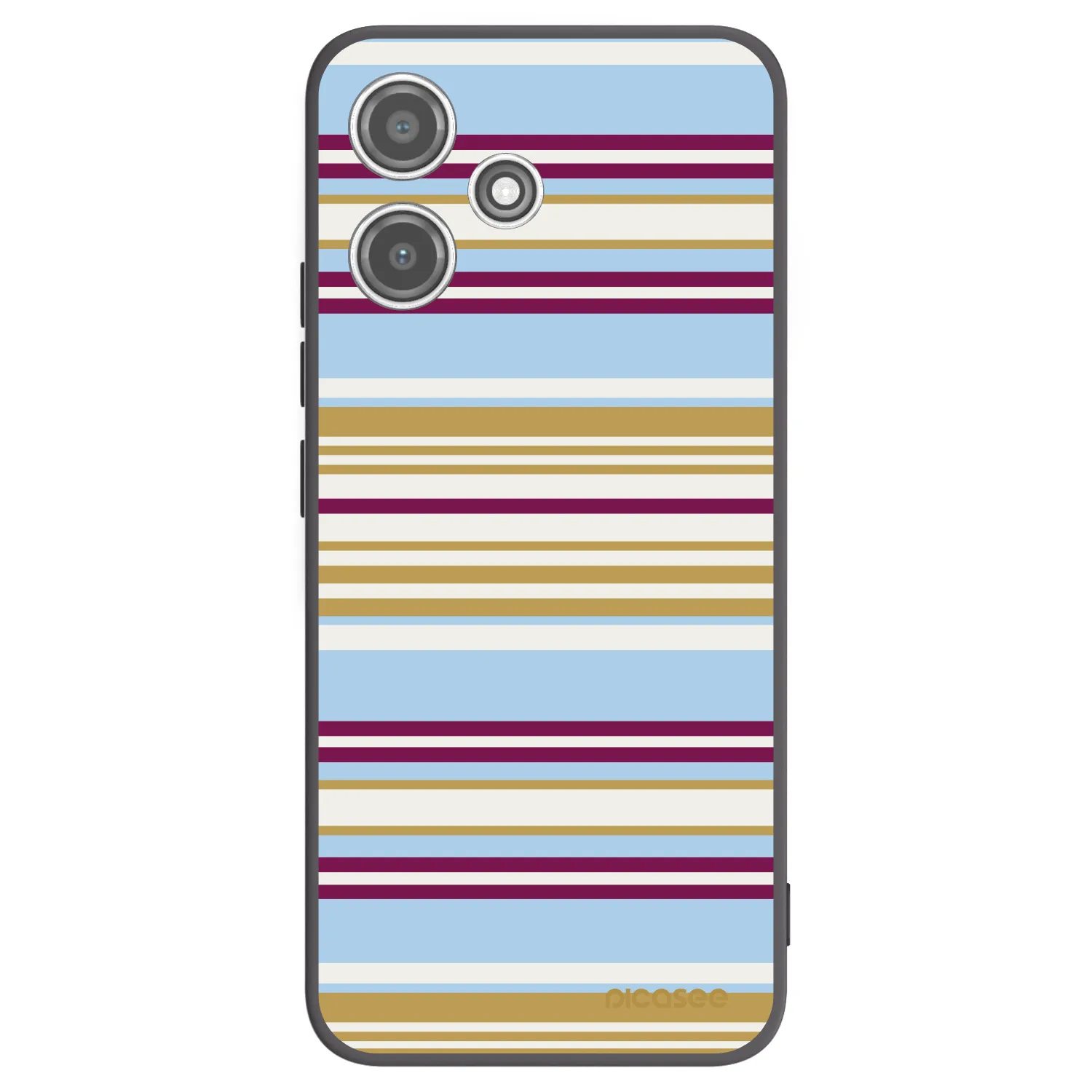 Picasee Μαύρη θήκη σιλικόνης για Xiaomi Redmi 12 5G - Souvenir