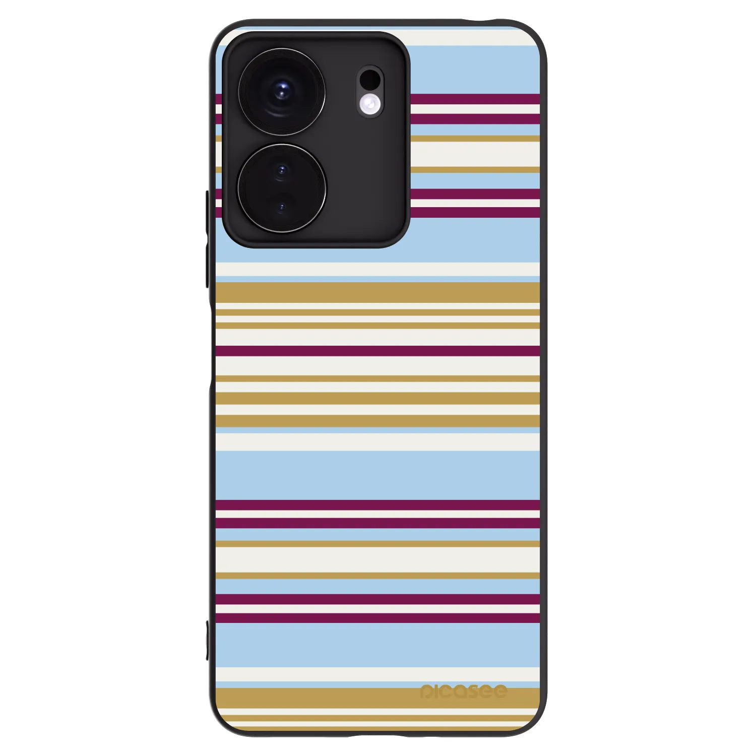 Picasee Μαύρη θήκη σιλικόνης για Xiaomi Redmi 13C 4G - Souvenir