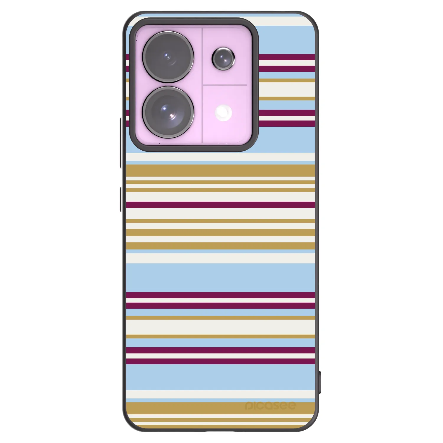 Picasee Μαύρη θήκη σιλικόνης για Xiaomi Redmi Note 13 Pro 5G - Souvenir