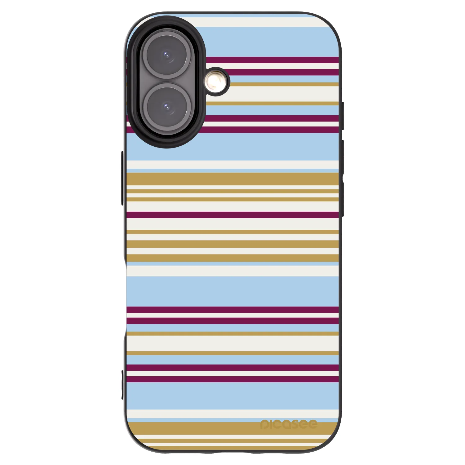 Picasee Μαύρη θήκη σιλικόνης για Apple iPhone 16 - Souvenir