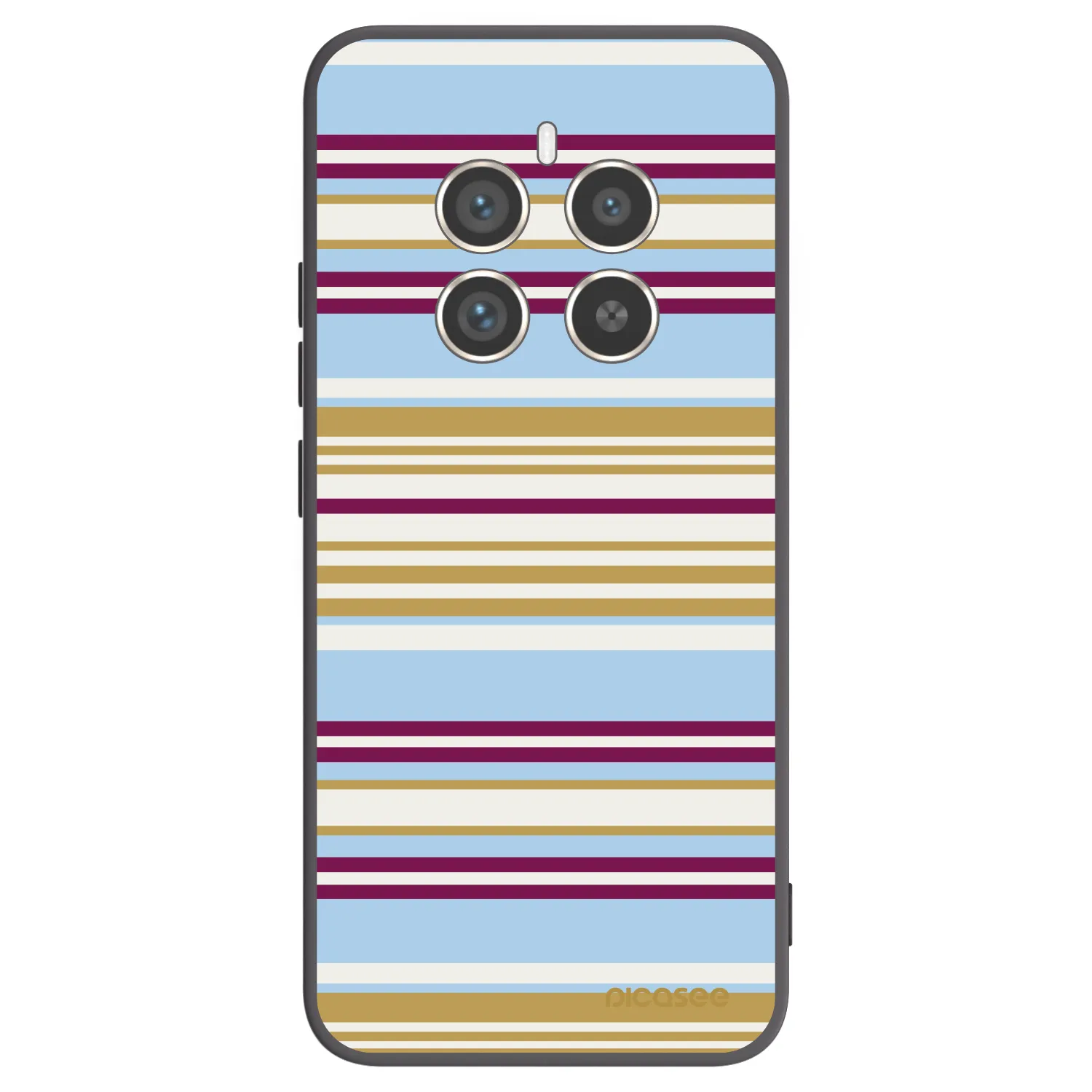 Picasee Μαύρη θήκη σιλικόνης για Realme 12 Pro 5G - Souvenir