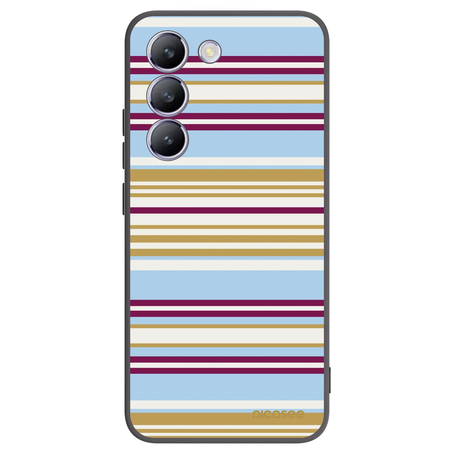 Picasee Μαύρη θήκη σιλικόνης για Vivo V40 SE 5G - Souvenir