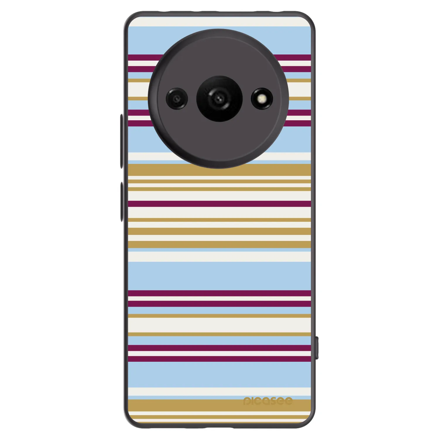 Picasee Μαύρη θήκη σιλικόνης για Xiaomi Redmi A3 - Souvenir