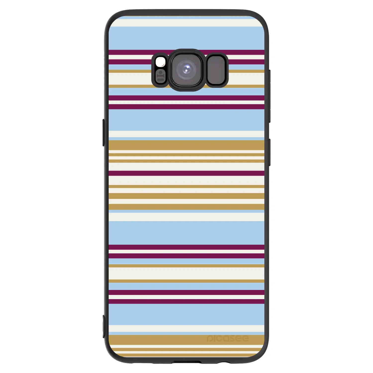Picasee Μαύρη θήκη σιλικόνης για Samsung Galaxy S8 G950F - Souvenir