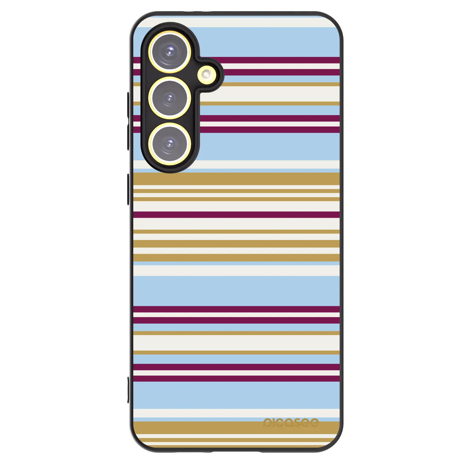 Picasee Μαύρη θήκη σιλικόνης για Samsung Galaxy S24 FE S721B - Souvenir