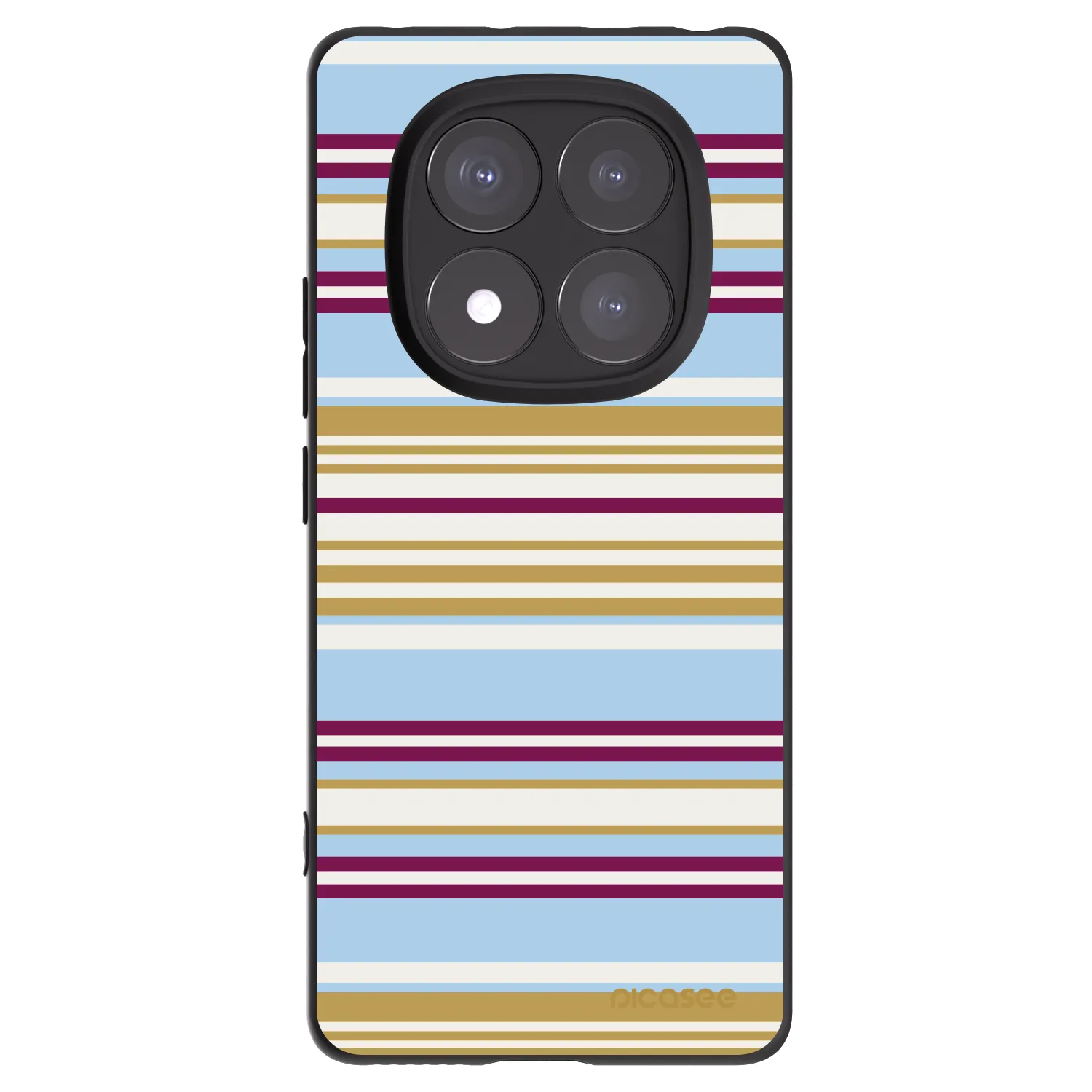 Picasee Μαύρη θήκη σιλικόνης για Xiaomi Redmi Note 14 Pro 5G - Souvenir