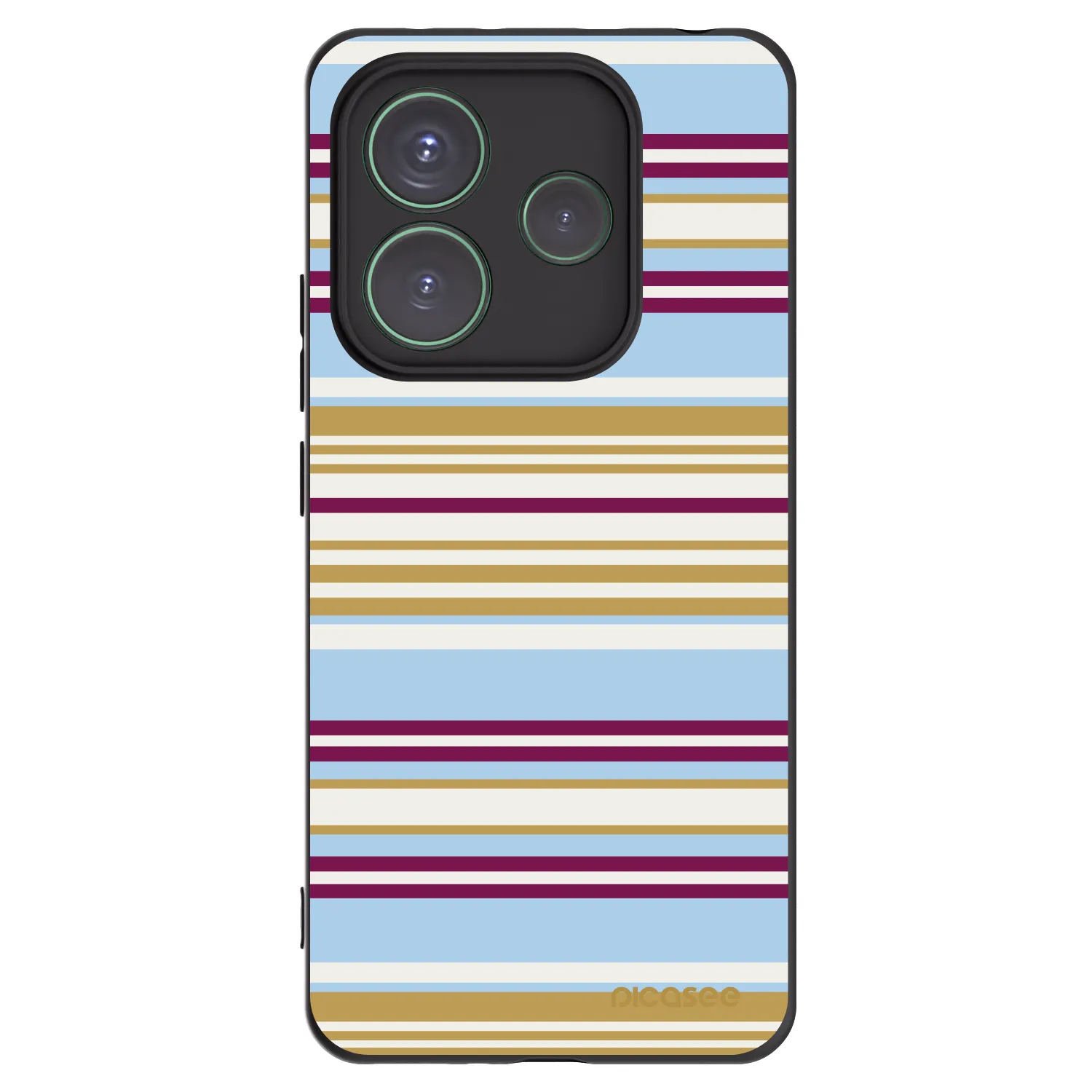 Picasee Μαύρη θήκη σιλικόνης για Xiaomi Redmi Note 14 5G - Souvenir