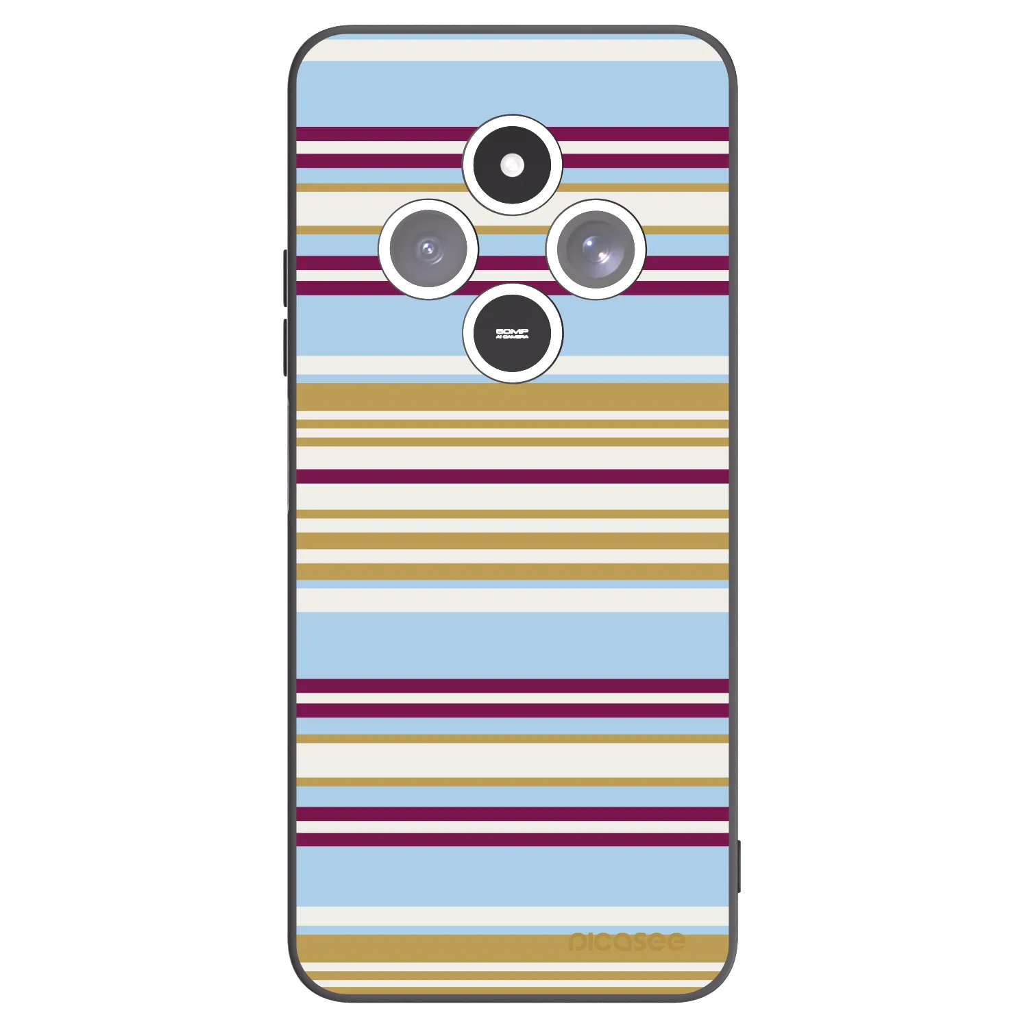 Picasee Μαύρη θήκη σιλικόνης για Xiaomi Redmi 14C - Souvenir
