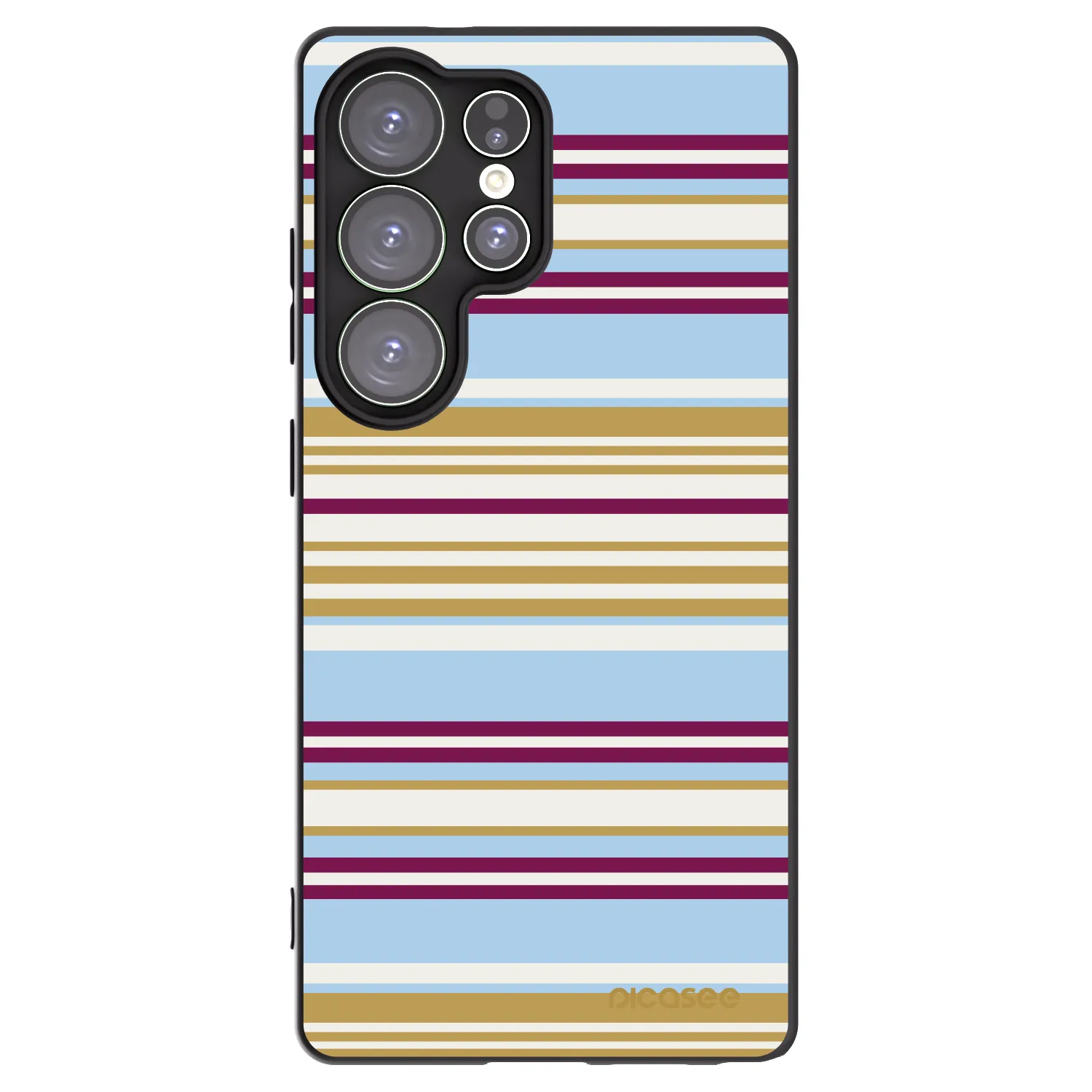 Picasee Μαύρη θήκη σιλικόνης για Samsung Galaxy S25 Ultra 5G - Souvenir