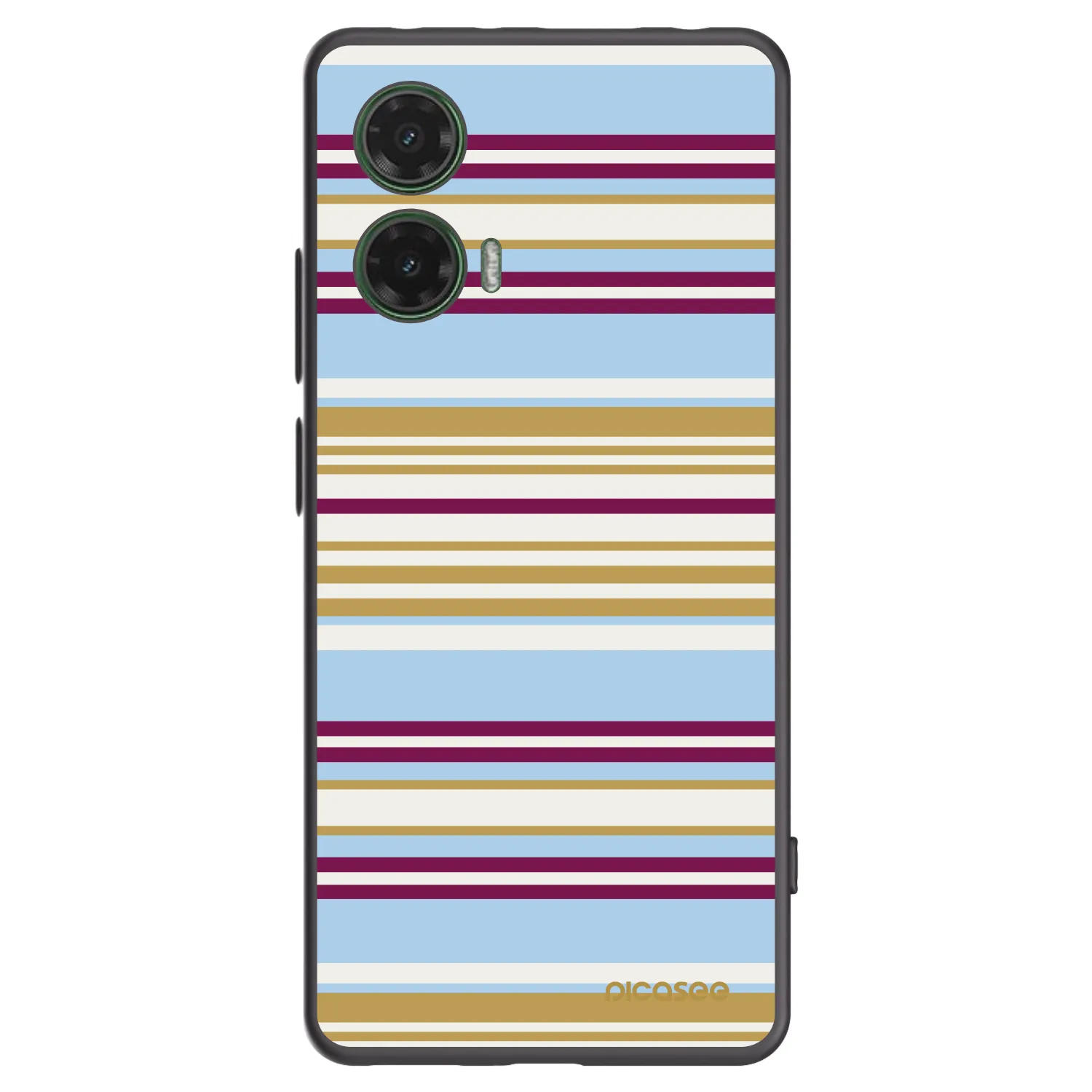 Picasee Μαύρη θήκη σιλικόνης για Motorola Moto G35 5G - Souvenir