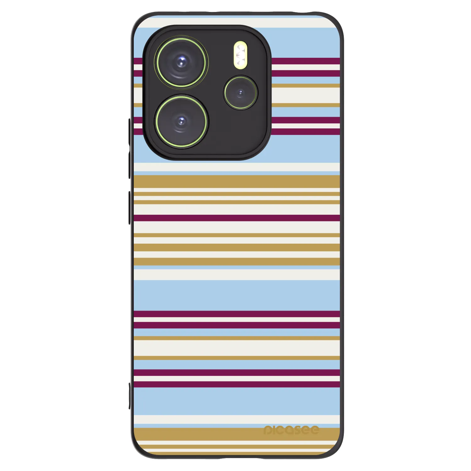 Picasee Μαύρη θήκη σιλικόνης για Xiaomi Redmi Note 14 4G - Souvenir
