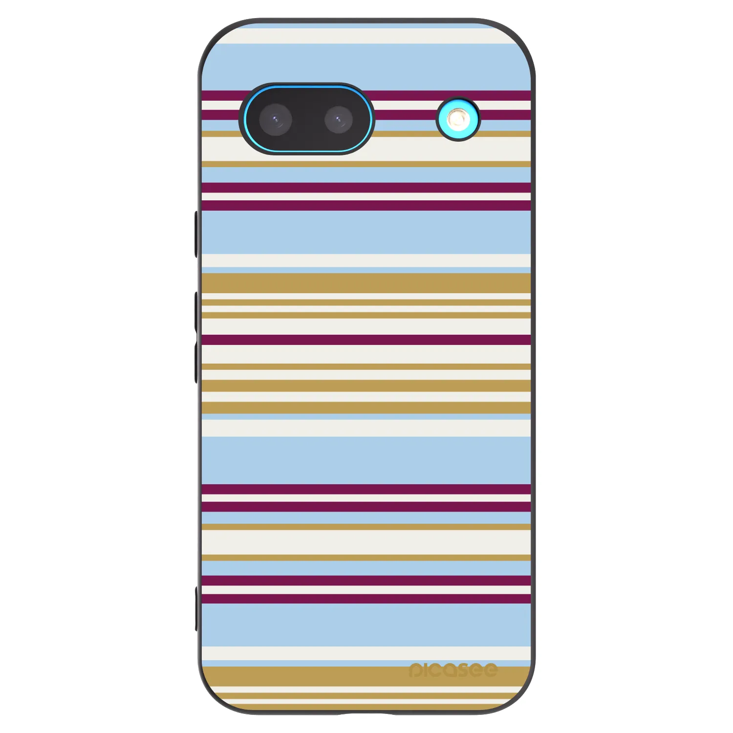Picasee Μαύρη θήκη σιλικόνης για Google Pixel 8a - Souvenir