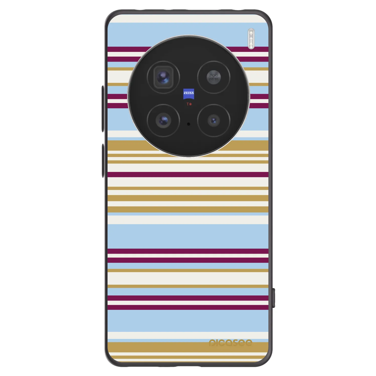 Picasee Μαύρη θήκη σιλικόνης για Vivo X200 Pro - Souvenir