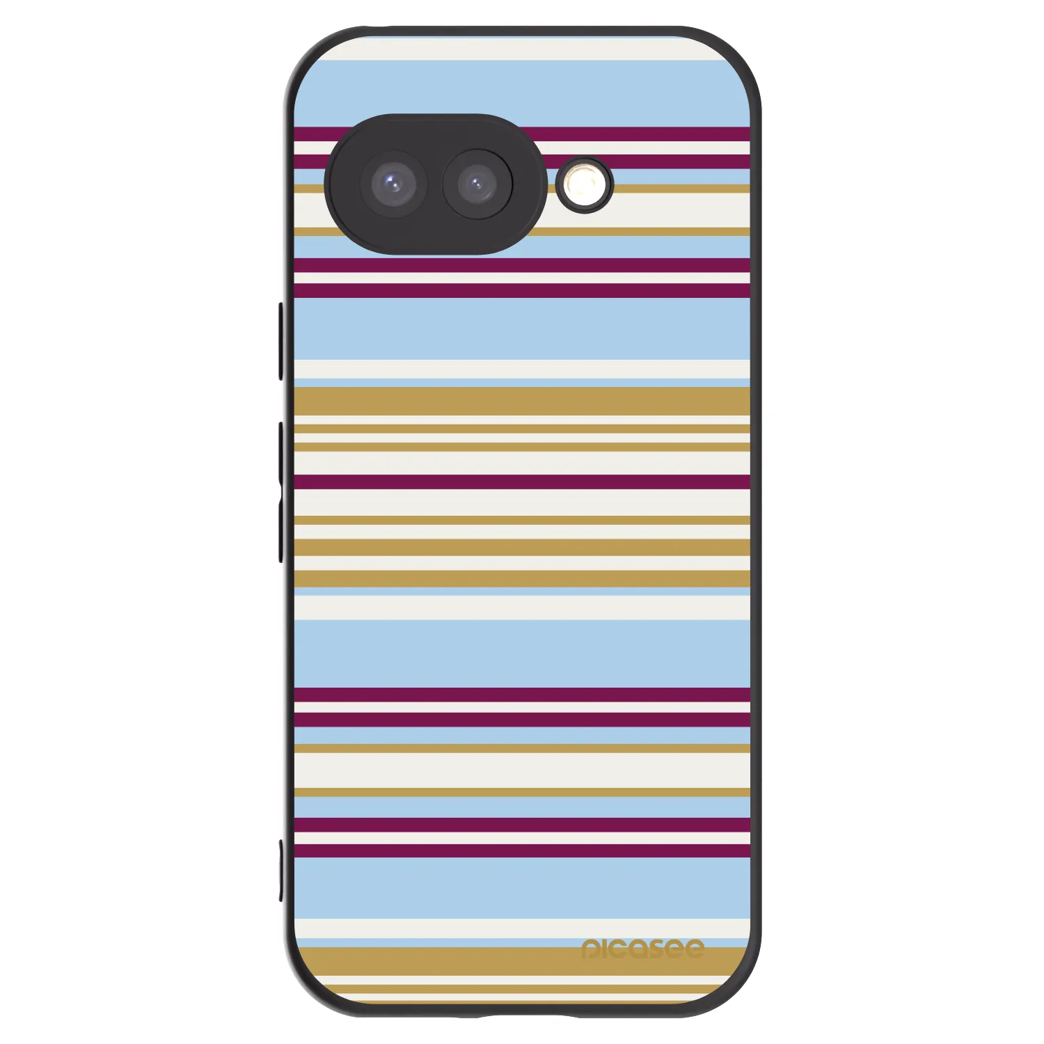 Picasee Μαύρη θήκη σιλικόνης για Google Pixel 9a - Souvenir