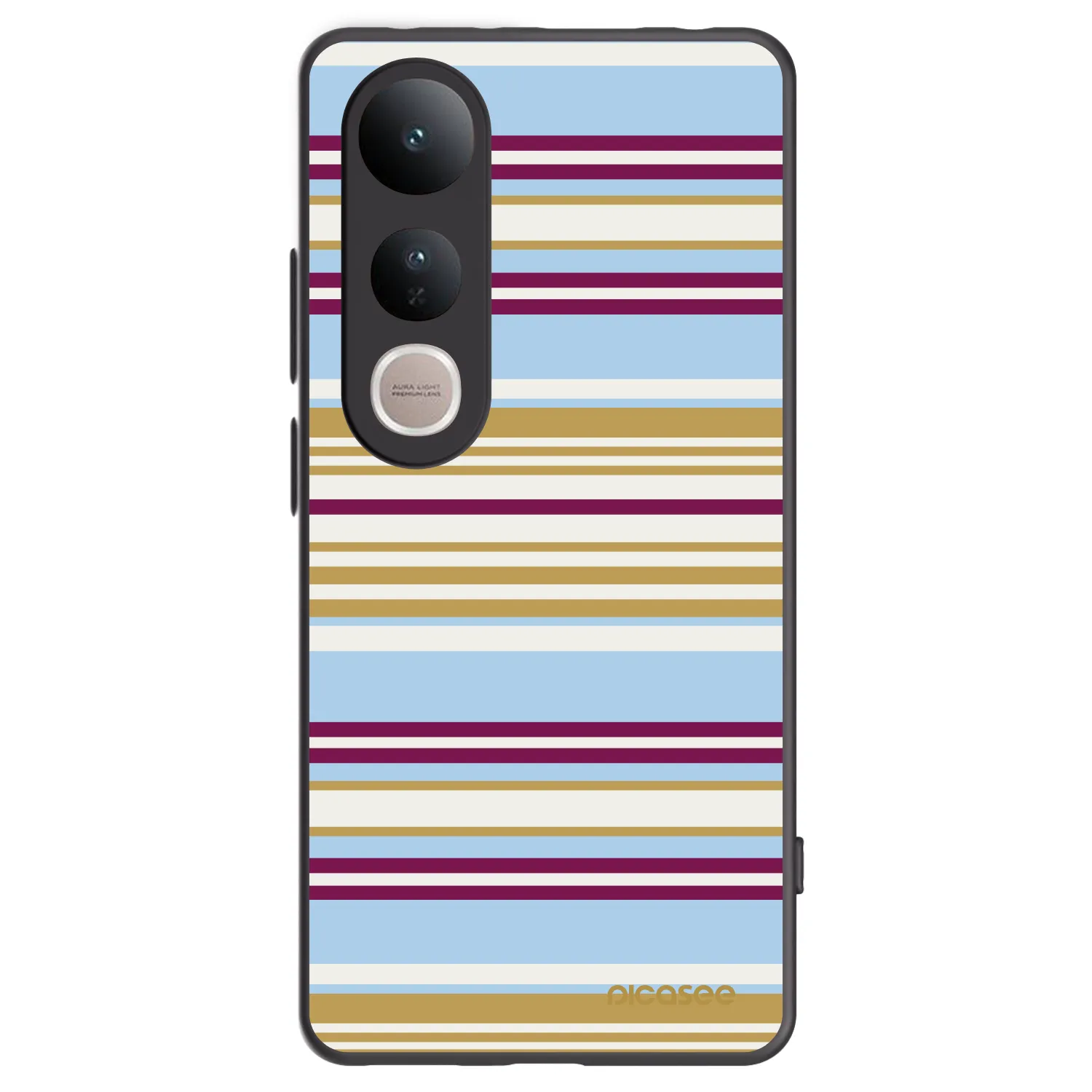 Picasee Μαύρη θήκη σιλικόνης για Vivo V50 Lite 5G - Souvenir