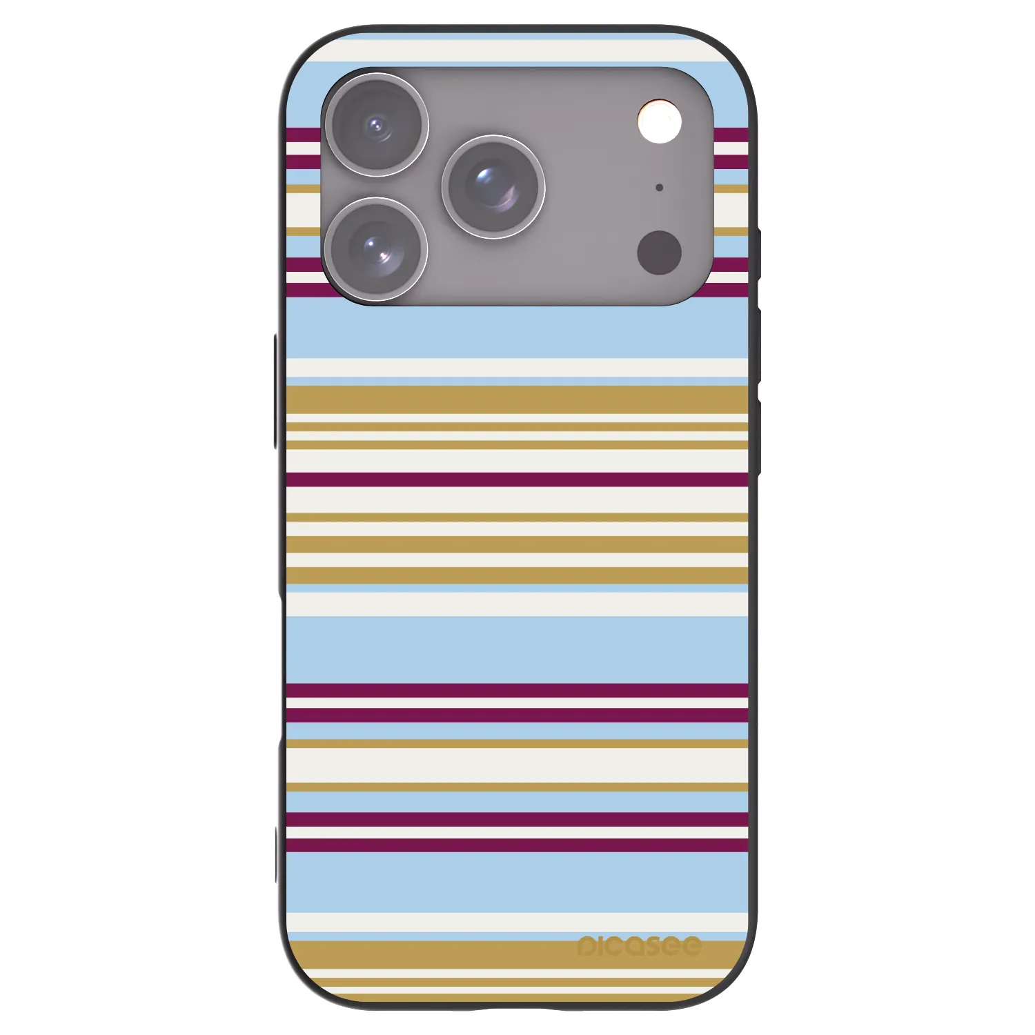 Picasee Μαύρη θήκη σιλικόνης για Apple iPhone 17 Pro - Souvenir