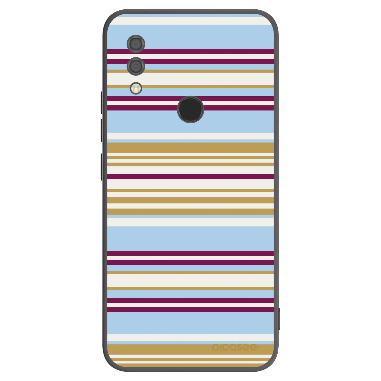 Picasee Μαύρη θήκη σιλικόνης για Xiaomi Redmi 7 - Souvenir