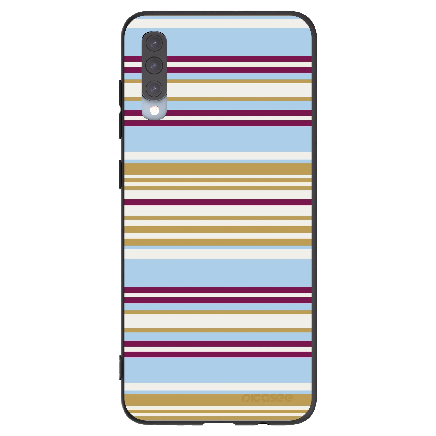 Picasee Μαύρη θήκη σιλικόνης για Samsung Galaxy A70 A705F - Souvenir