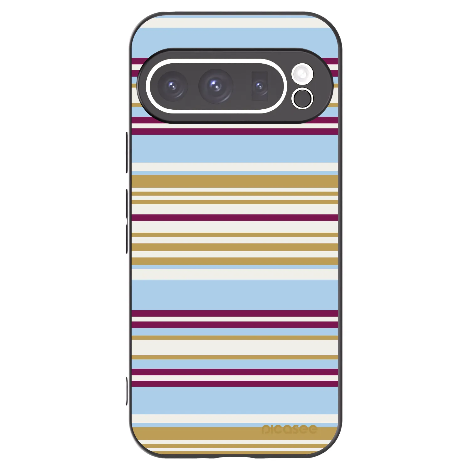 Picasee Μαύρη θήκη σιλικόνης για Google Pixel 9 Pro XL - Souvenir