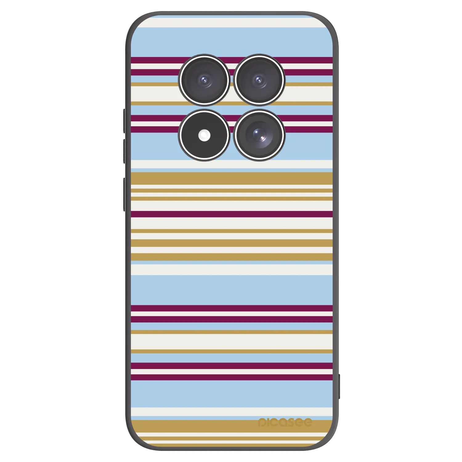 Picasee Μαύρη θήκη σιλικόνης για Xiaomi Redmi Note 15 Pro 4G - Souvenir
