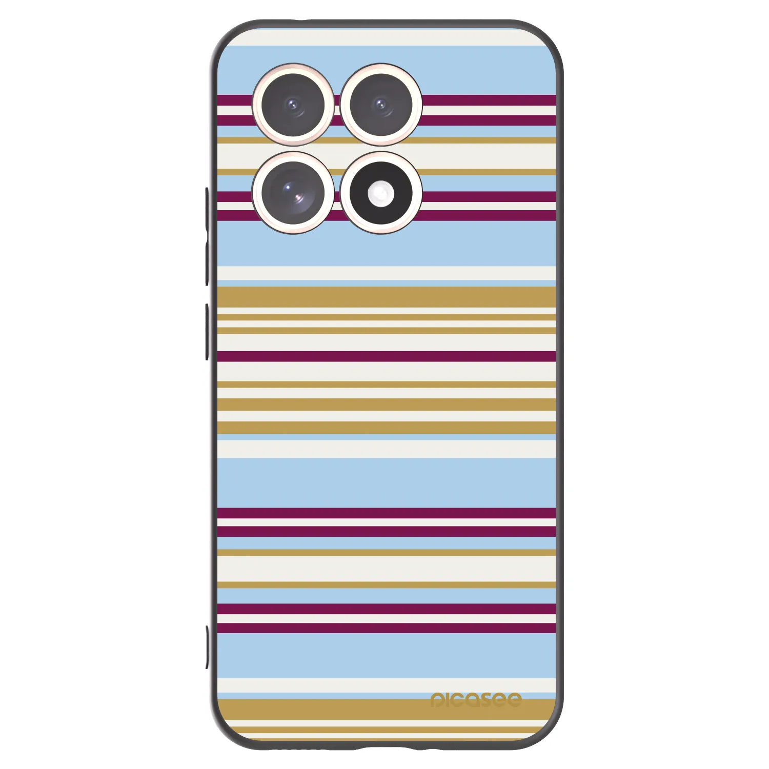 Picasee Μαύρη θήκη σιλικόνης για Xiaomi 15T - Souvenir