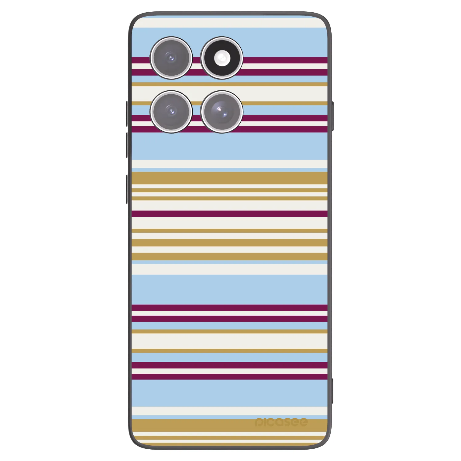 Picasee Μαύρη θήκη σιλικόνης για Motorola Edge 60 Fusion - Souvenir