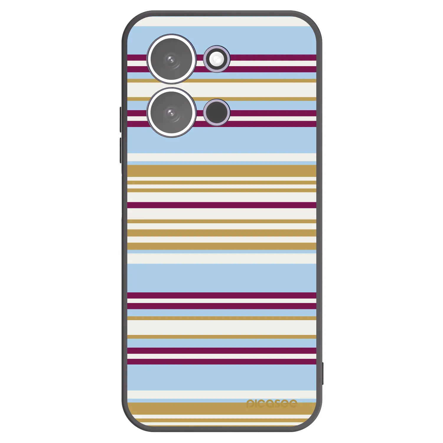 Picasee Μαύρη θήκη σιλικόνης για Xiaomi Redmi 15C 5G - Souvenir