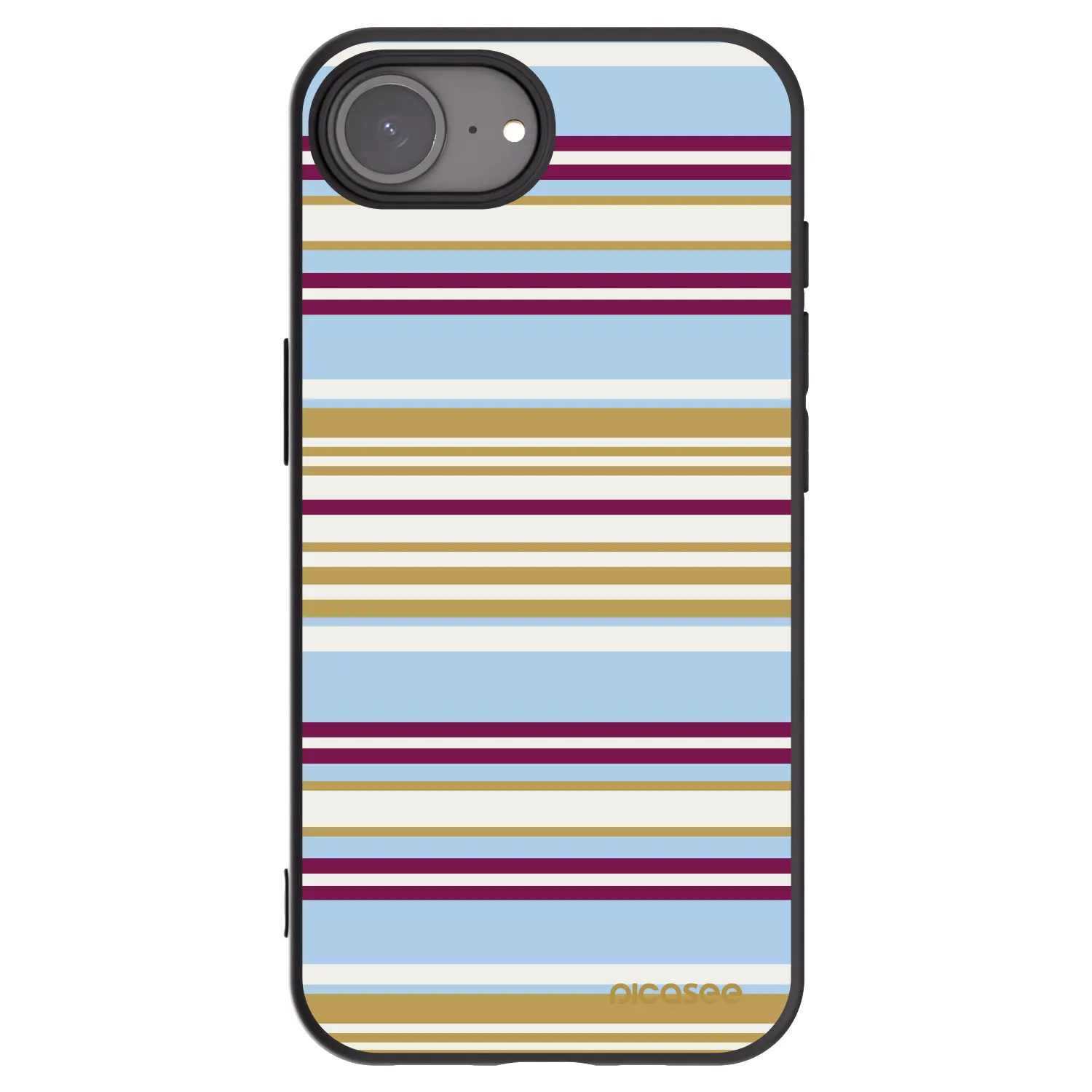 Picasee Μαύρη θήκη σιλικόνης για Apple iPhone 17e - Souvenir