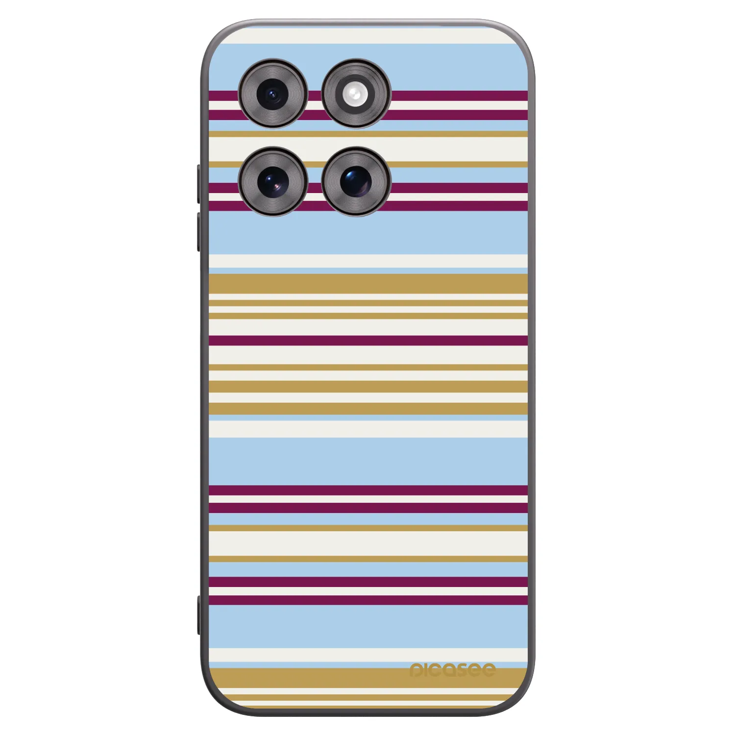 Picasee Μαύρη θήκη σιλικόνης για Motorola Moto G77 - Souvenir