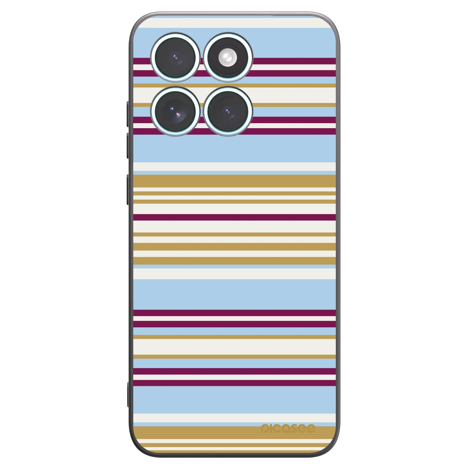 Picasee Μαύρη θήκη σιλικόνης για Motorola Edge 70 Fusion - Souvenir
