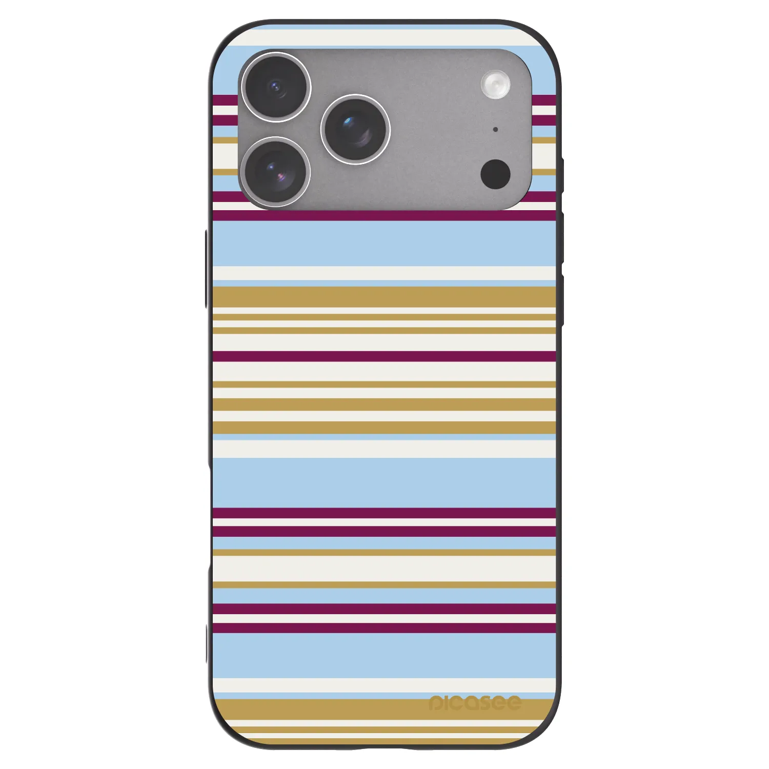 Picasee Μαύρη θήκη σιλικόνης για Apple iPhone 18 Pro Max - Souvenir