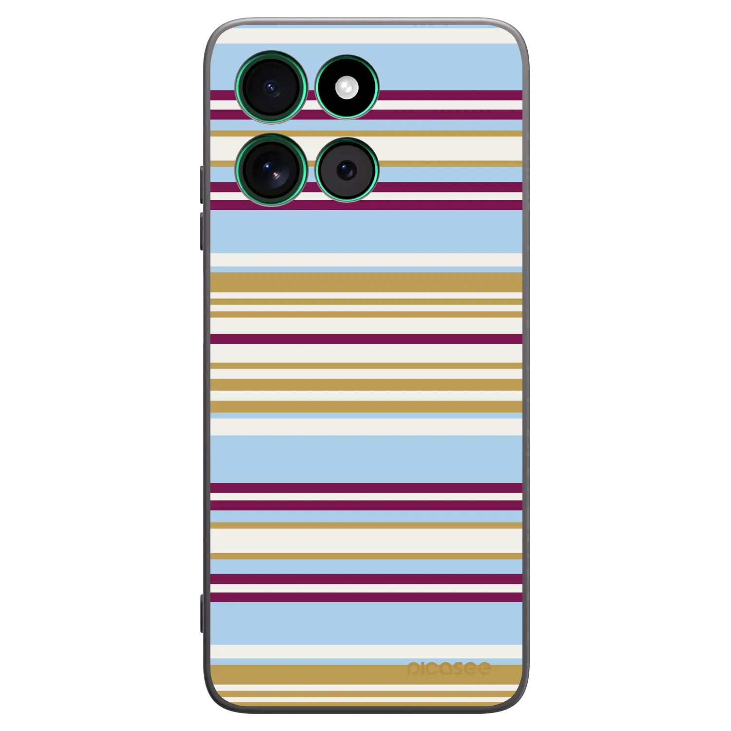 Picasee Μαύρη θήκη σιλικόνης για Motorola Moto G57 Power - Souvenir