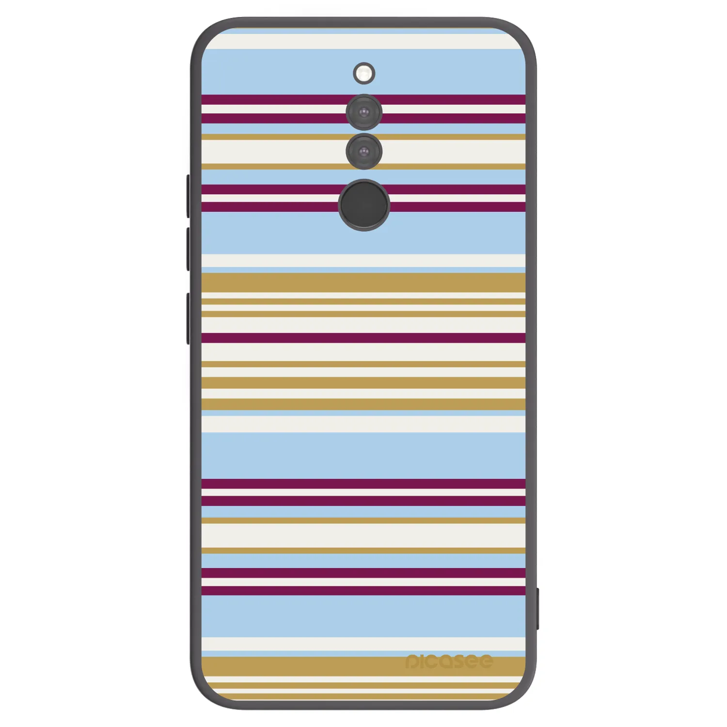 Picasee Μαύρη θήκη σιλικόνης για Xiaomi Redmi 8 - Souvenir