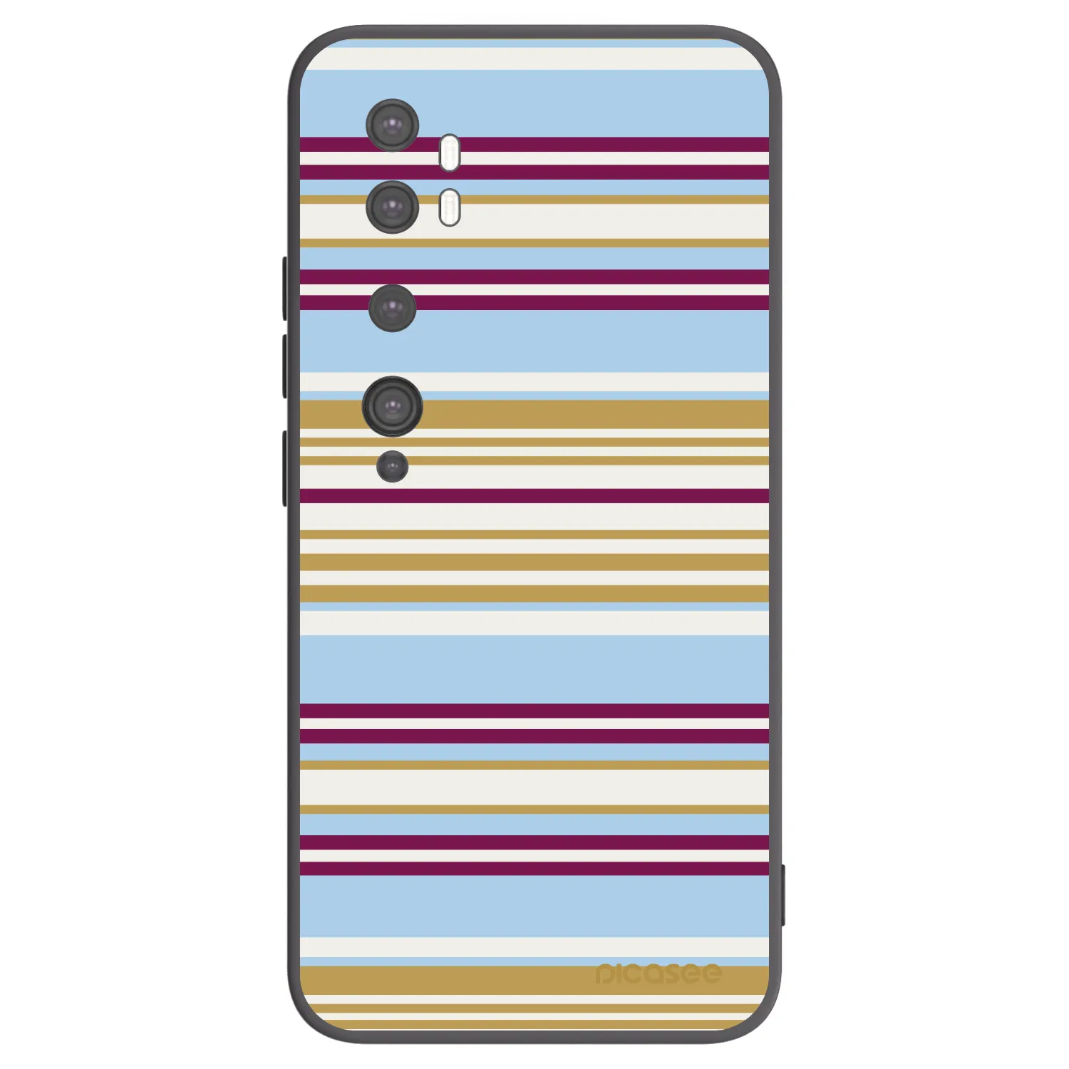 Picasee Μαύρη θήκη σιλικόνης για Xiaomi Mi Note 10 (Pro) - Souvenir