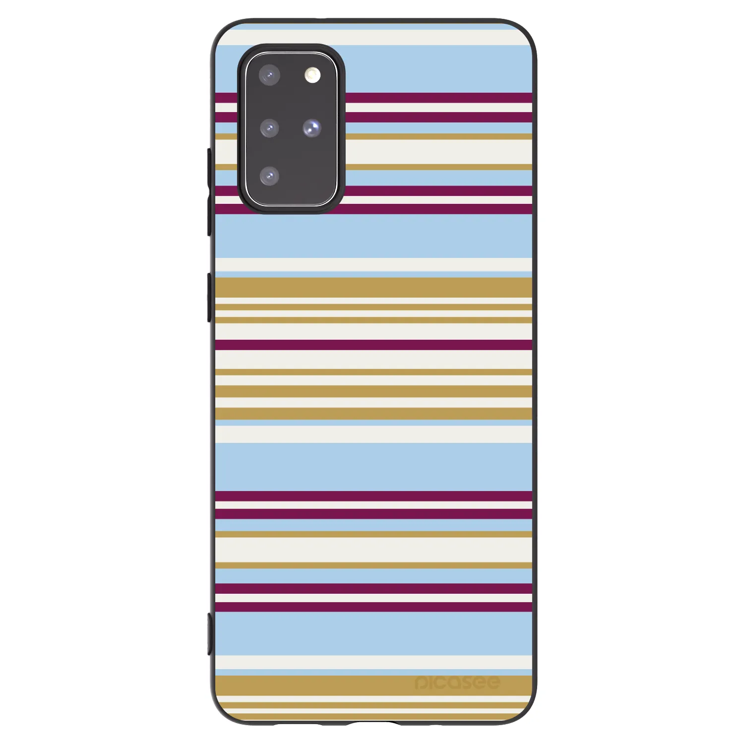 Picasee Μαύρη θήκη σιλικόνης για Samsung Galaxy S20+ G985F - Souvenir